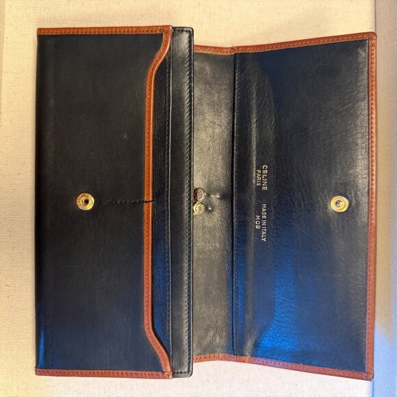 Celine Triomphe Leather Long Wallet - Picture 4 of 8
